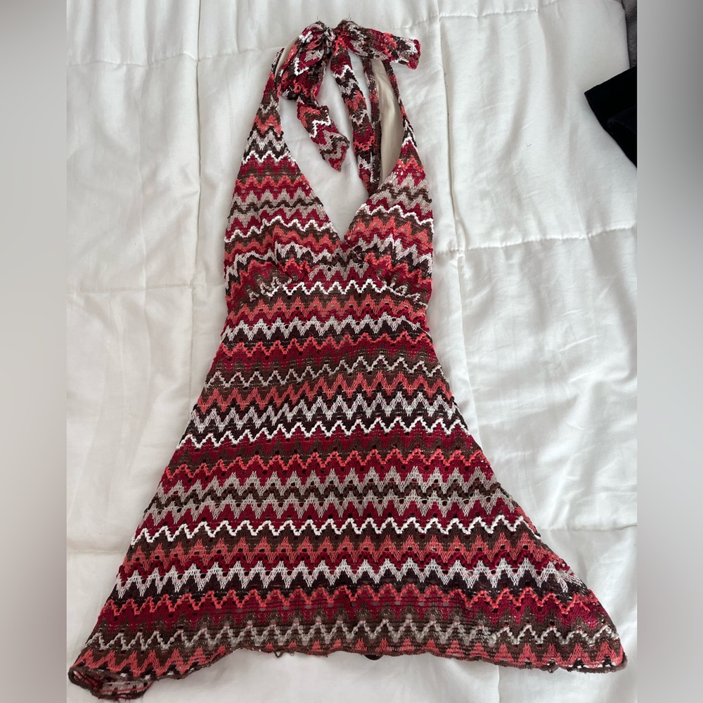 vintage halter top (with tie back)